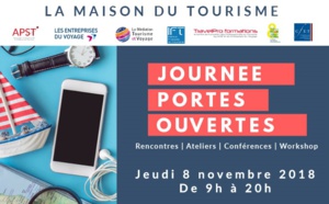 APST, EDV : le 8 novembre 2018, journée portes ouvertes à la Maison du Tourisme