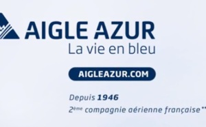 Campagne de pub : Aigle Azur voit la vie en bleu