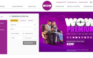 Wow Air fait la promotion de son "Big Seat"