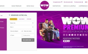 Wow Air fait la promotion de son "Big Seat" Wow Air fait la promotion de son "Big Seat"