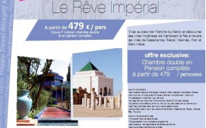 Happy Travel Maroc : Circuit "Le rêve impérial à partir de 479€/personne 8 jours/7 nuits en chambre double et en pension complète 