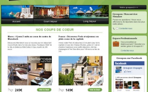 Groupon, en phase d'immatriculation, se diversifie dans le voyage en ligne