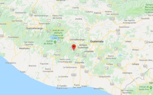 Quai d'Orsay : éruption du volcan Fuego au Guatemala