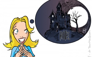 Léa : ''Je veux un hôtel sympa... vous voyez ce que je veux dire ?'' Léa : ''Je veux un hôtel sympa... vous voyez ce que je veux dire ?''