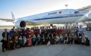 Air China reçoit son sixième Airbus A350-900 à Toulouse