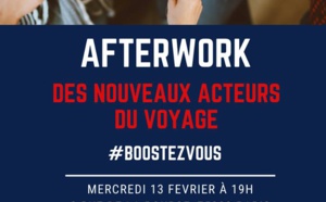 Nouveaux acteurs du voyage : "#BoostezVous !", thème du prochain afterwork