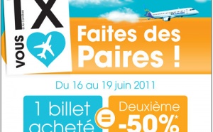 Air Caraïbes propose le deuxième billet à moitié prix