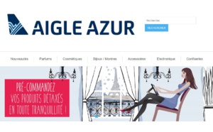 Aigle Azur livre les commandes de produits détaxés à bord de ses avions