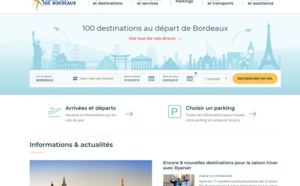 Aéroport de Bordeaux : un nouveau site web, pour améliorer l'expérience client