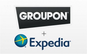 Groupon a lancé ses cinq premières offres en partenariat avec Expedia