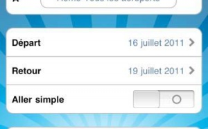 Réservations billets d'avion : Bravofly repense son application iPhone