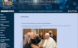 Affaire Schneider Finance : si le Pape s'en mêle, alors...