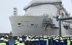 Finlande : le Costa Smeralda mis à flot Finlande : le Costa Smeralda mis à flot