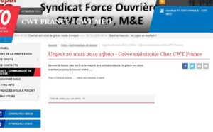 CWT France : la grève générale et illimitée est maintenue