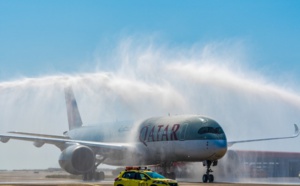 Qatar Airways : l'A350-900 atterrit à Nice