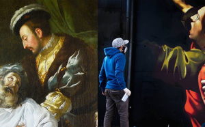 "La mort de Léonard de Vinci" : entre graff et œuvres classiques au Château d'Amboise