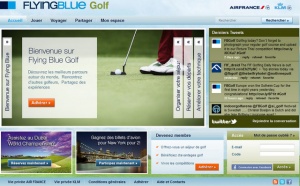 Air France-KLM lance un site Flying Blue Golf