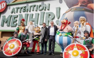 Parc Astérix : une inauguration très people pour l'attraction Attention Menhir !