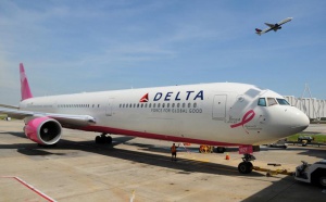 L’avion "rose" de Delta Airlines est à Nice