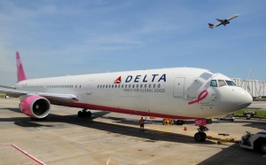L’avion "rose" de Delta Airlines est à Nice
