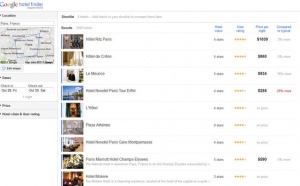 Google Hotel Finder débarque en France