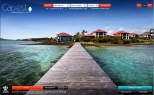 Martinique : l'hôtel Cap Est met en ligne une nouvelle version de son site en 2012