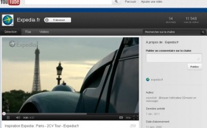 Expedia.fr lance sa propre chaîne Youtube