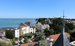 Guérande : une Côte d'Amour très haute et un océan de marais salants...