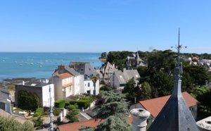 Guérande : une Côte d'Amour très haute et un océan de marais salants...