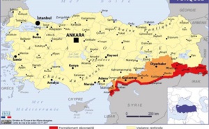 Turquie : le Quai d'Orsay alerte sur des opérations militaires dans le sud-est