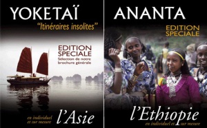 Brochures Ateliers du Voyages : 2 éditions spéciales en Asie et Ethiopie