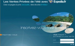 Expedia.fr lance un site de ventes privées