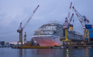 Croisière : le Costa Firenze mis à l'eau Croisière : le Costa Firenze mis à l'eau