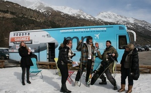 Aéroport Marseille Provence : décollage inédit sur les pistes... de ski !