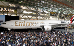Boeing livre son 1000e 777 à Emirates