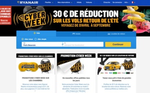 Ryanair : 250 000 sièges à partir de 9,99 euros pendant 24 heures !