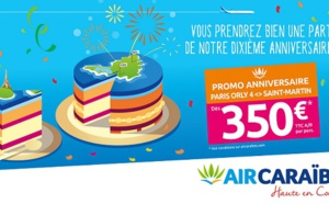 Air Caraïbes fête les 10 ans de sa ligne Paris-Orly et Saint-Martin