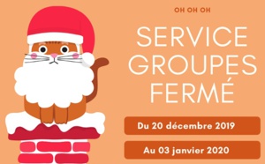 Asiajet : le service Groupes exceptionnellement fermé pendant les fêtes