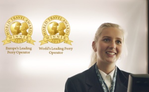DFDS a remporté le prix de meilleure compagnie de ferry du monde DFDS a remporté le prix de meilleure compagnie de ferry du monde