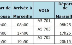 Airlinair : ouverture d’une liaison Toulouse-Marseille le 28 mai 2012