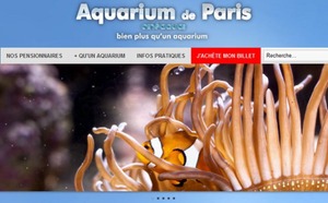 L'Aquarium de Paris se dote d'un nouveau site Internet