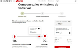 CO2 : Lufthansa et Swiss proposent la compensation en "carburant durable" (SAF)