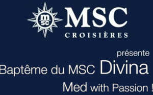 Baptême du MSC Divina, Med with Passion !