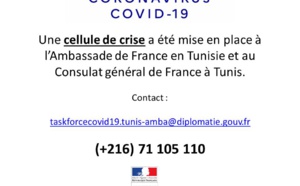 Tunisie : l'Ambassade de France met en place une cellule de crise 