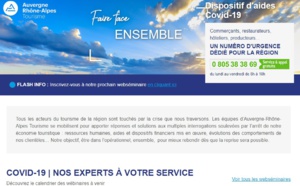 Auvergne-Rhône-Alpes Tourisme : 3 webinaires pour les pros du tourisme