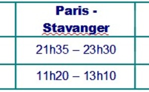 SAS : nouvelle liaison entre Paris et Stavanger le 27 août 2012