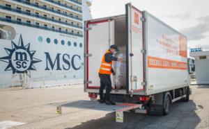 Marseille : MSC Foundation et le Club de la Croisière font don de 4 tonnes de denrées alimentaires