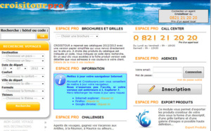 Croisitour fait de son site B2B, une passerelle entre le client et l'agence