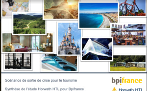 Etude Horwath HTL pour Bpifrance : scénarios de sortie de crise pour le tourisme