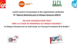 Vers la fin du monopole de l’ANCV sur le titre Chèque-Vacances ? Les syndicats disent non au secrétaire d'Etat